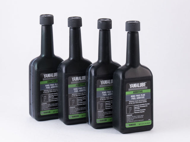 Yamaha ACC-RNGFR-PL-12 - Yamalube Outboard Ring Free Plus Fuel Additive - 12 oz - 4-Pack