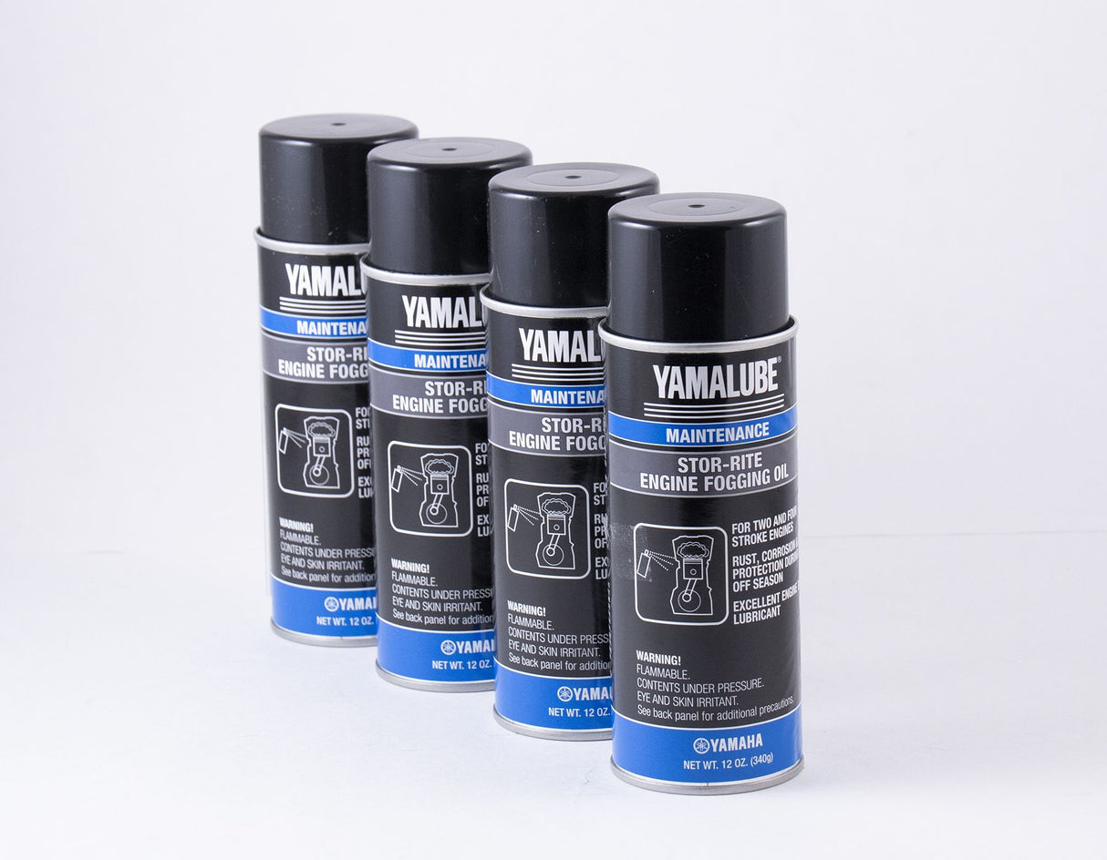 Yamaha ACC-STORE-RI-TE - Yamalube Stor-Rite Engine Fogging Oil - 12 oz. - 4-Pack