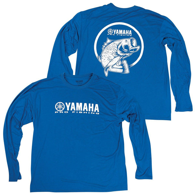 Yamaha CRP-18LPF-BL-LG - Men's Pro Fishing Freshwater Long Sleeve Tee 