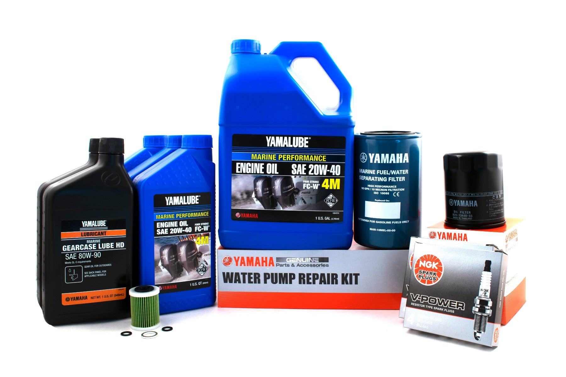 Yamaha 100 Hour Service Maintenance Kit W Cooling Yamalube 20W-40 F350