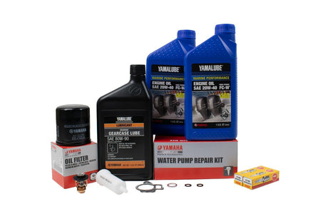 Yamaha 300 Hour Service Maintenance Kit - Yamalube 20W-40 - F25 - 2000-2004