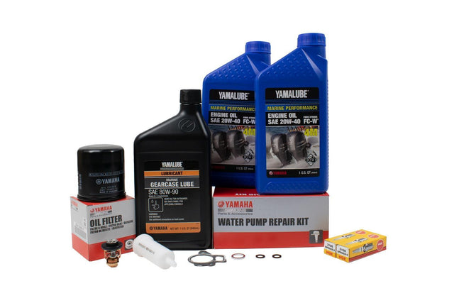 Yamaha 300 Hour Service Maintenance Kit - Yamalube 20W-40 - F25 - 2000-2004