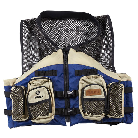 Yamaha MAR-18FSH-BL-LG - Nylon Mesh Fishing Lifejacket