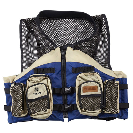 Yamaha MAR-18FSH-BL-XL - Nylon Mesh Fishing Lifejacket