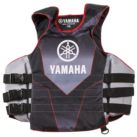 Yamaha MAR-18VSE-BK-SD - Men's Nylon Side-Entry PFD 18VSE - Black - Small / Medium