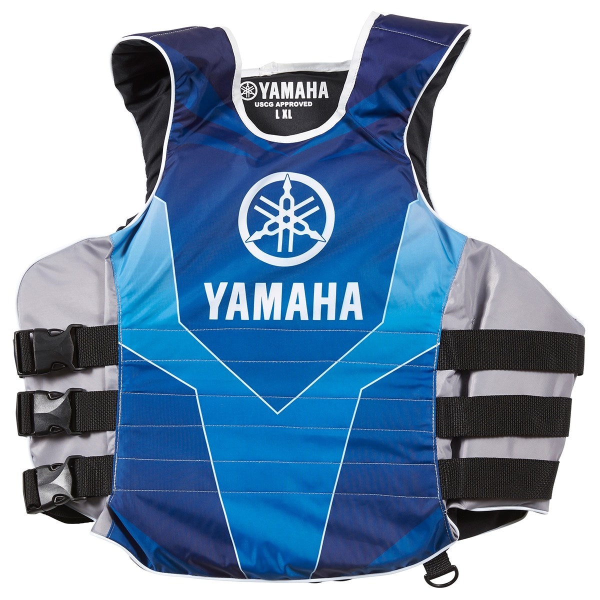 Yamaha MAR-18VSE-BL-LX - Men's Nylon Side-Entry PFD 18VSE - Black - Large / X-Large