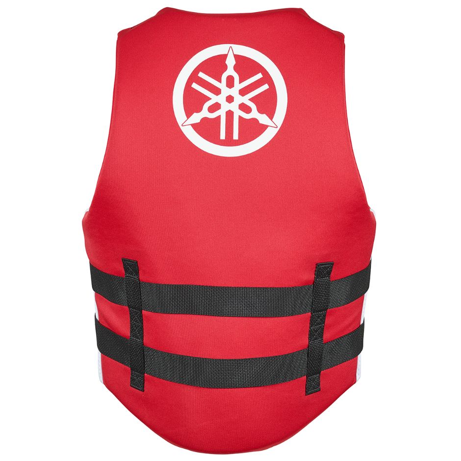 Yamaha Men's 19VVN Neoprene 2 Buckle PFD - Mar-19Vvn-Rd-Md - M-Red/Black