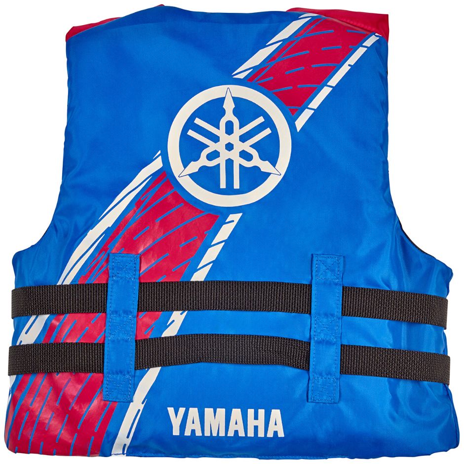 Yamaha Youth 16V3B Value Nylon PFD - May-16V3B-Bl-Yt - Blue/Red-One Size - Youth