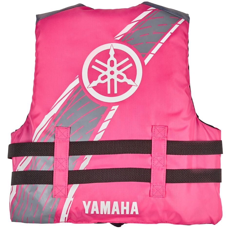 Yamaha Youth 16V3B Value Nylon PFD - May-16V3B-Pk-Yt - Pink/Gray-One Size - Youth