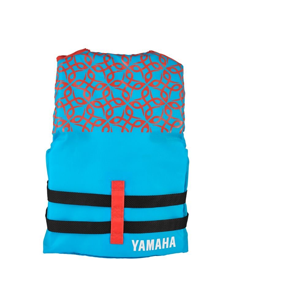 Yamaha Youth 22V3B Value Nylon PFD - May-22V3B-Or-Yt - Orange/Blue-One Size - Youth