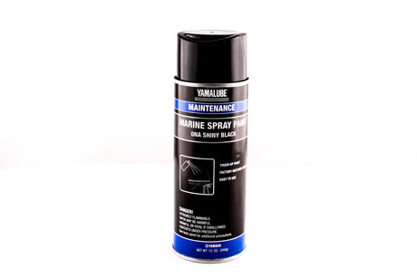 Yamaha ACC-MRNPA-IT-NA - Marine Outboard Engine Cowling Spray Paint NA - SHINY BLACK - 12 OZ.