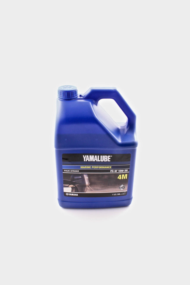 Yamaha LUB-10W30-FC-04 - Yamalube 10W30 Outboard Mineral 4M FC-W Marine Engine Oil Gallon