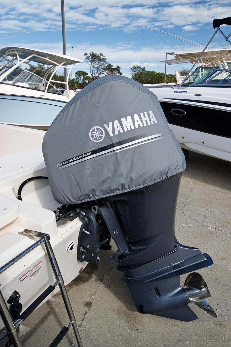 Yamaha MAR-MTRCV-F4-2L - Deluxe Outboard Motor Cowling Cover - 4.2L V6