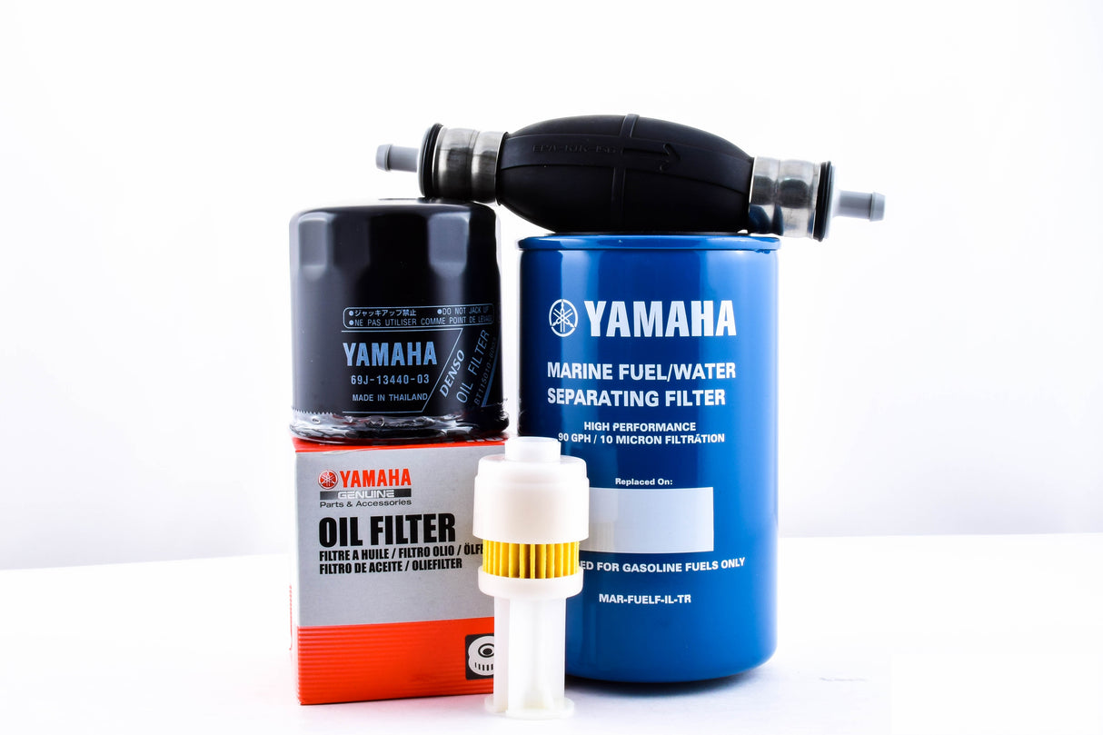 Yamaha Filter Kit with Primer Bulb Oil Fuel - F150 - 2004 & 2005