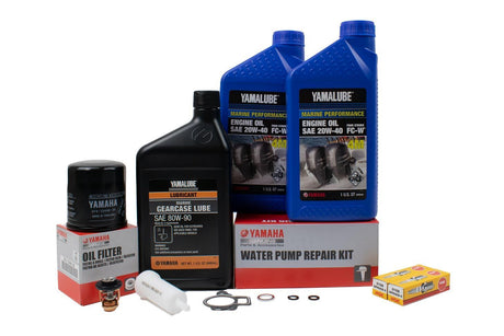 Yamaha 300 Hour Service Maintenance Kit - Yamalube 10W-30 - F25 - 2000-2004