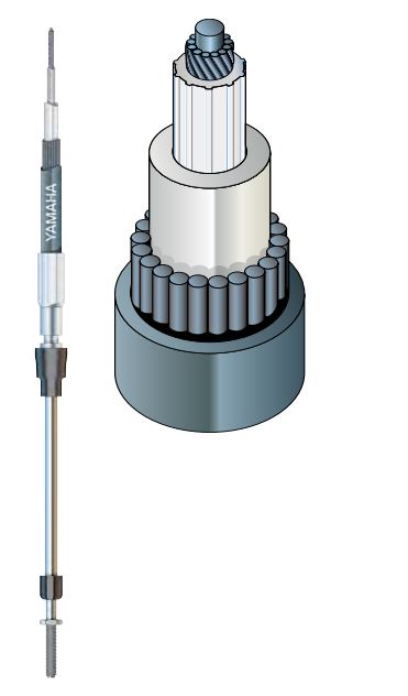 Yamaha MAR-CABLE-17-SC - Premier II Control Cable - 17 foot