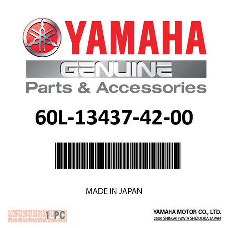 Yamaha 60L-13437-42-00 - Mark, caution