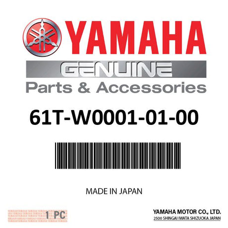 Yamaha 61T-W0001-01-00 - Gasket kit,pwr/hd