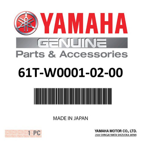 Yamaha 61T-W0001-02-00 - Gasket kit,pwr/hd