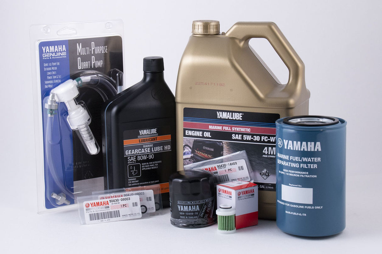 Yamaha SHO 20 Hour Service Maintenance Kit with HD Gear Lube - Yamalube 5W-30 Synthetic - VF115