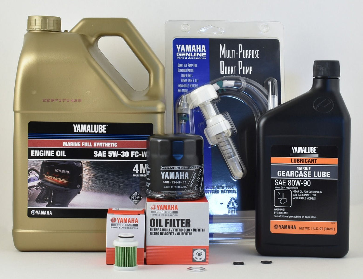 Yamaha SHO 20 Hour Service Maintenance Kit - Yamalube 5W-30 Synthetic - VF115