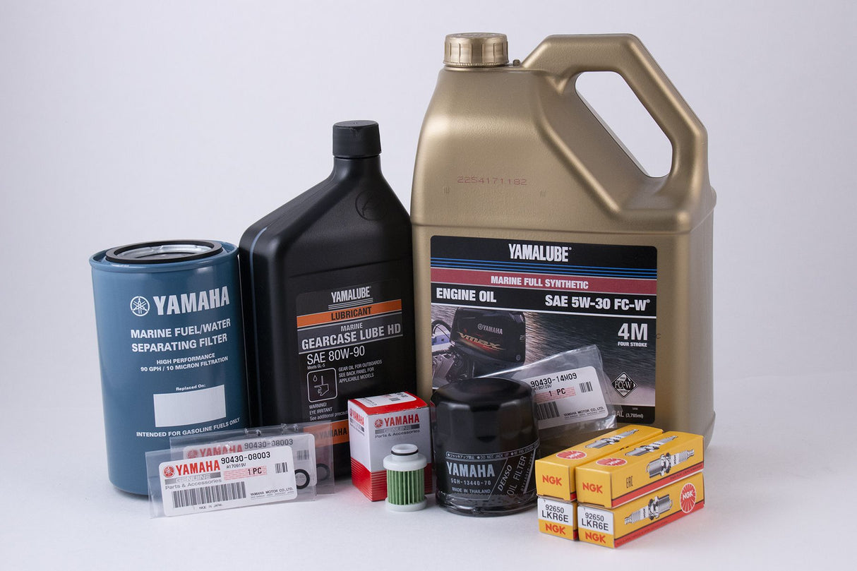 Yamaha SHO 100 Hour Service Maintenance Kit with HD Gear Lube - Yamalube 5W-30 Synthetic - VF115