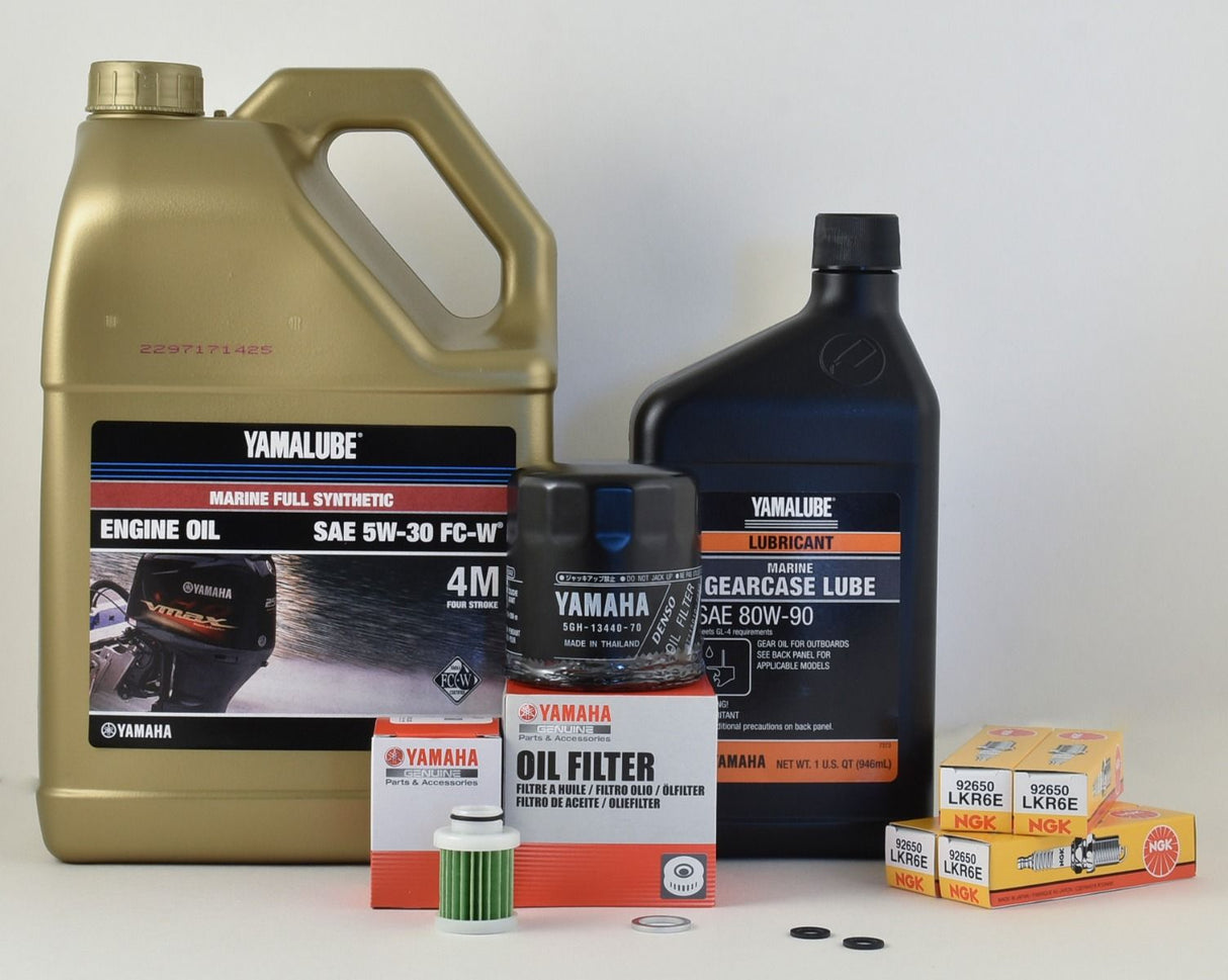 Yamaha SHO 100 Hour Service Maintenance Kit - Yamalube 5W-30 Synthetic - VF115