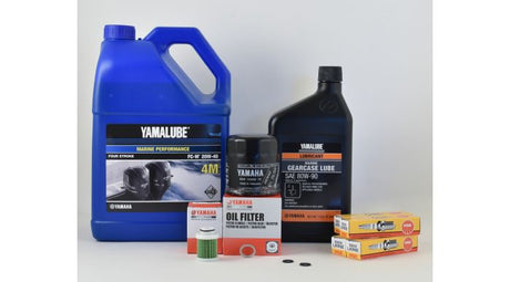 Yamaha 100 Hour Service Maintenance Kit - Yamalube 20W-40 - F115 - 2014-Current ( See Models )