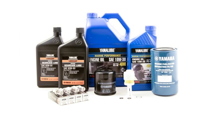 Yamaha 100 Hour Service Maintenance Kit - Yamalube 10W-30 - F150 - 2004-2005