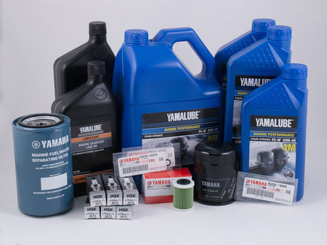 Yamaha 100 Hour Service Maintenance Kit - Yamalube 20W-40 - F225 F250 F300 4.2L V6 - All Models