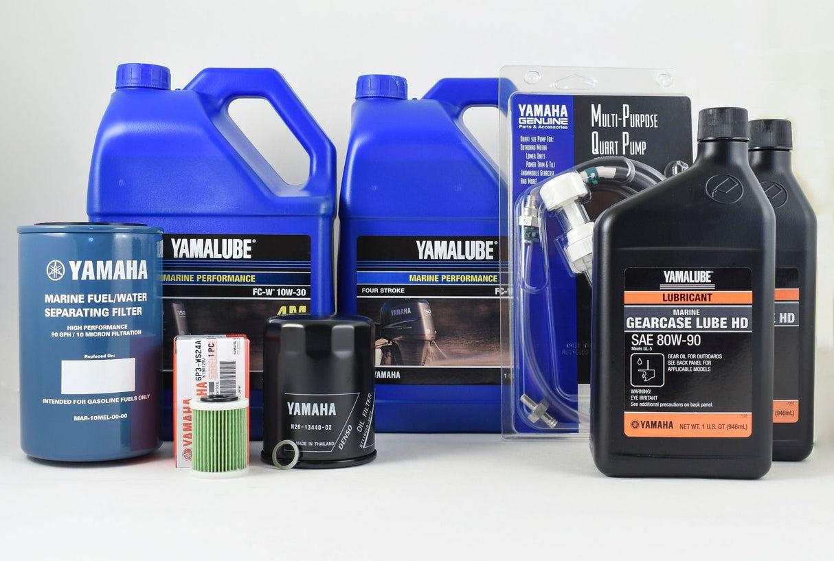 Yamaha 20 Hour Service Maintenance Kit - Yamalube 10W-30 - VF200 VF225 VF250 SHO - All Models