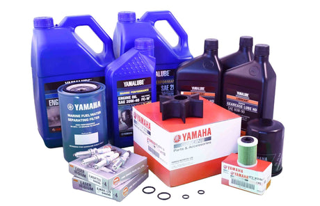 Yamaha 100 Hour Service Maintenance Kit With Cooling - Yamalube 20W-40 - XF245 - All Models