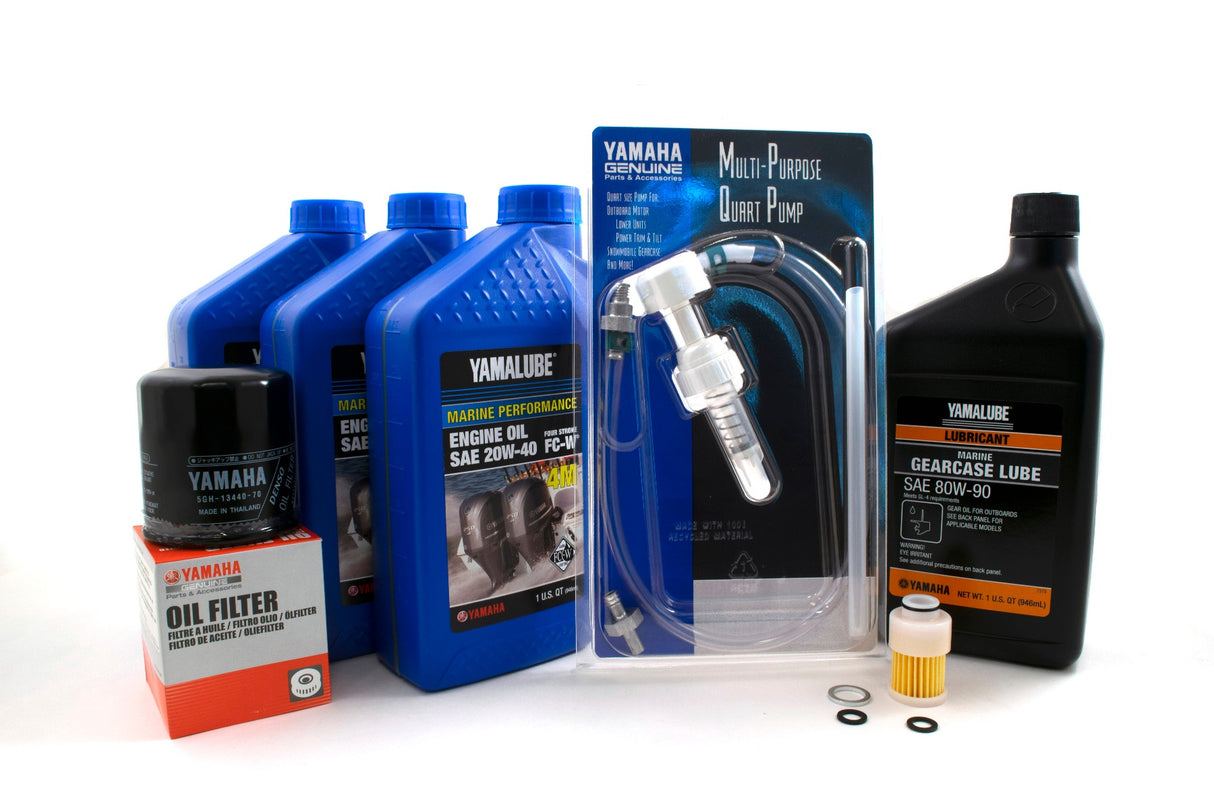 Yamaha 20 Hour Service Maintenance Kit - Yamalube 20W-40 - F50 - 2005