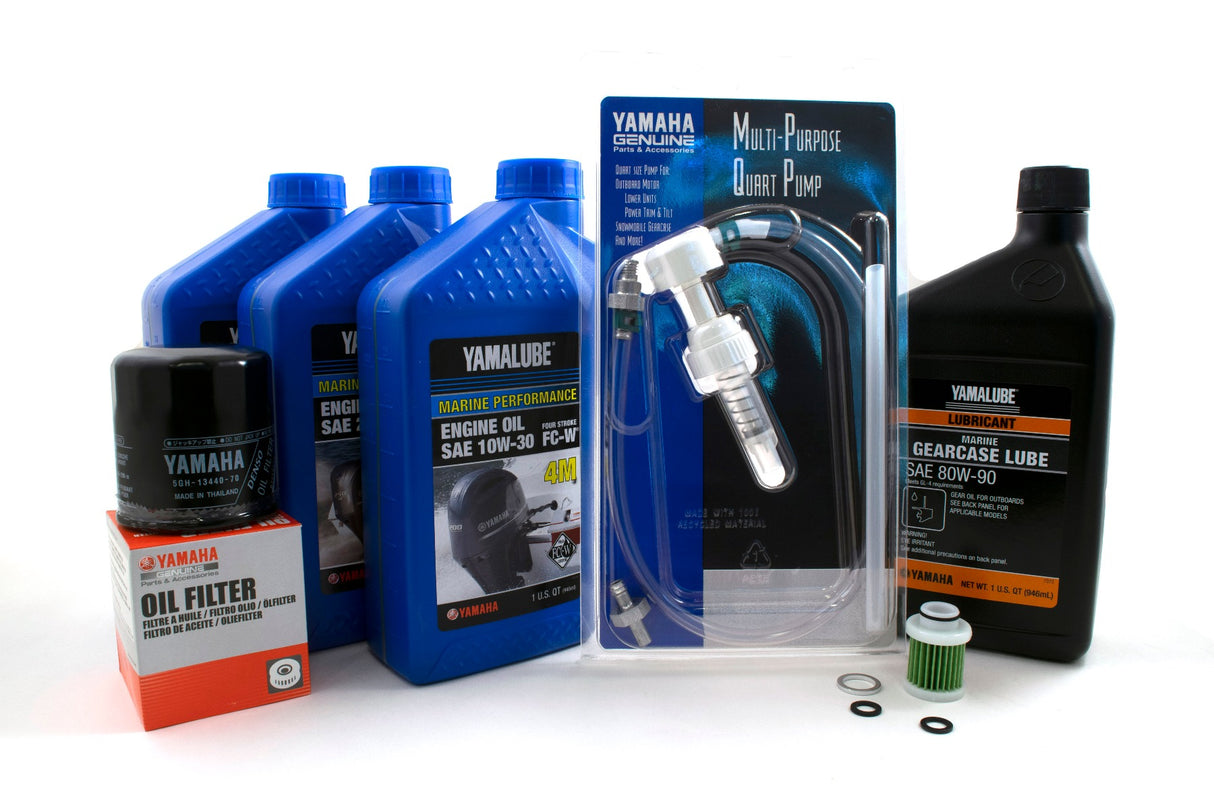 Yamaha 20 Hour Service Maintenance Kit - Yamalube 10W-30 - F50 - 2006 - Current