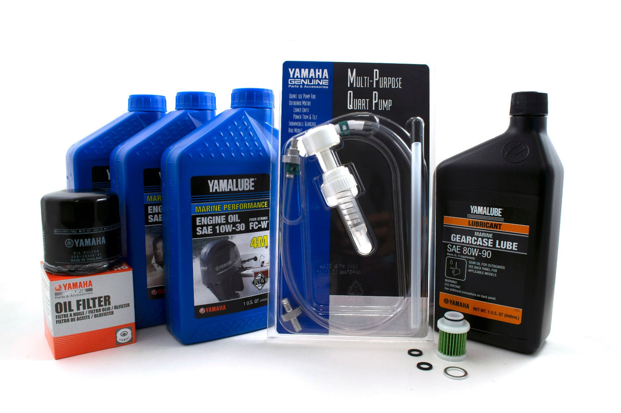 Yamaha 20 Hour Service Maintenance Kit - Yamalube 10W-30 - F40 - 2008-Current