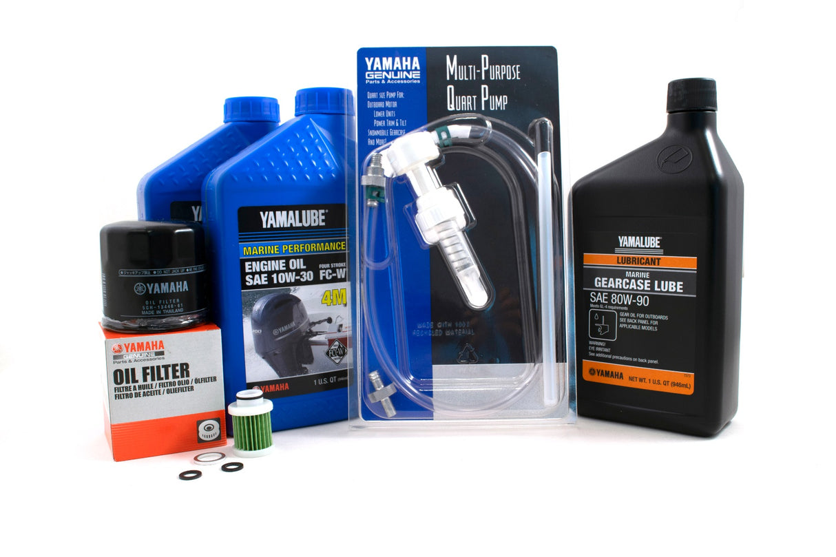 Yamaha 20 Hour Service Maintenance Kit - Yamalube 10W-30 - F25C - 2016-Current