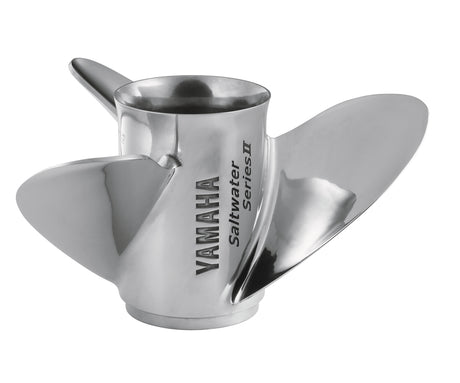 Yamaha 6CE-45932-20-00 - M/T Series Saltwater Series II Stainless Steel Propeller - 3 Blade - 15 Dia - 20 Pitch - RH Rotation
