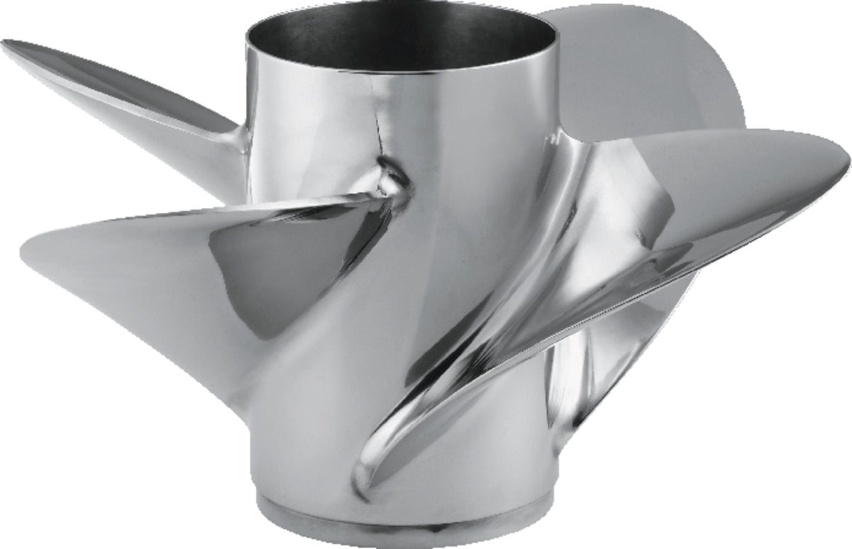 Yamaha 6AW-45B70-20-00 - X Series Saltwater Series XL4 Stainless Steel Propeller - 4 blade - 16.125 Dia - 15 Pitch - RH Rotation