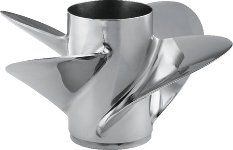 Yamaha 6AW-45B70-20-00 - X Series Saltwater Series XL4 Stainless Steel Propeller - 4 blade - 16.125 Dia - 15 Pitch - RH Rotation