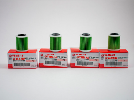 Yamaha 6P3-WS24A-02-00 supersedes 6P3-WS24A-01-00 - Fuel Filter Element - F150 VF200 VF225 VF250 F200 F225 F250 F300 F350 - 4-Pack
