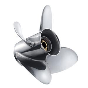 Yamaha 6N6-45B70-00-00 - Talon SS4 K Series Stainless Steel Propeller - 4 Blade - 13.25 Dia - 14 Pitch - RH Rotation