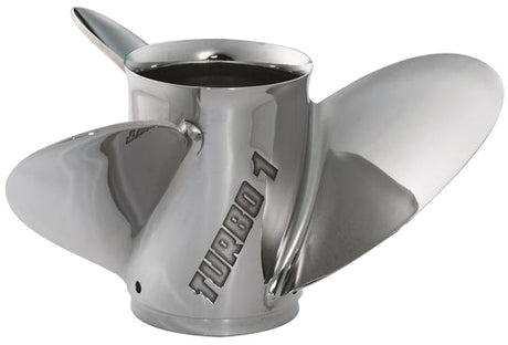 Yamaha MAR-14213-TR-E0 - M/T Series Turbo 1 Stainless Steel Propeller - 3 Blade - 14.25 Dia - 15 Pitch - RH Rotation