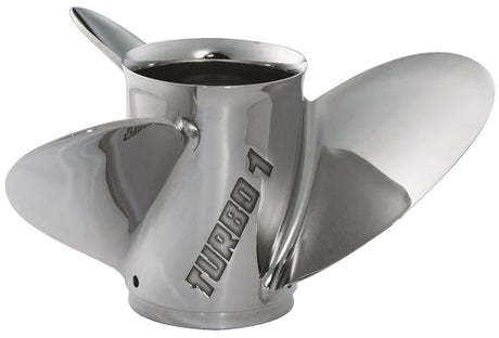 Yamaha MAR-13219-TR-D0 - K Series Turbo 1 Stainless Steel Propeller - 3 Blade - 13.25 Dia - 19 Pitch - RH Rotation