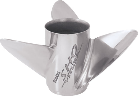 Yamaha 6CB-45970-11-00 - M/T Series V MAX SHO Stainless Steel Propeller - 3 Blade - 15.125 Dia - 27 Pitch - RH Rotation