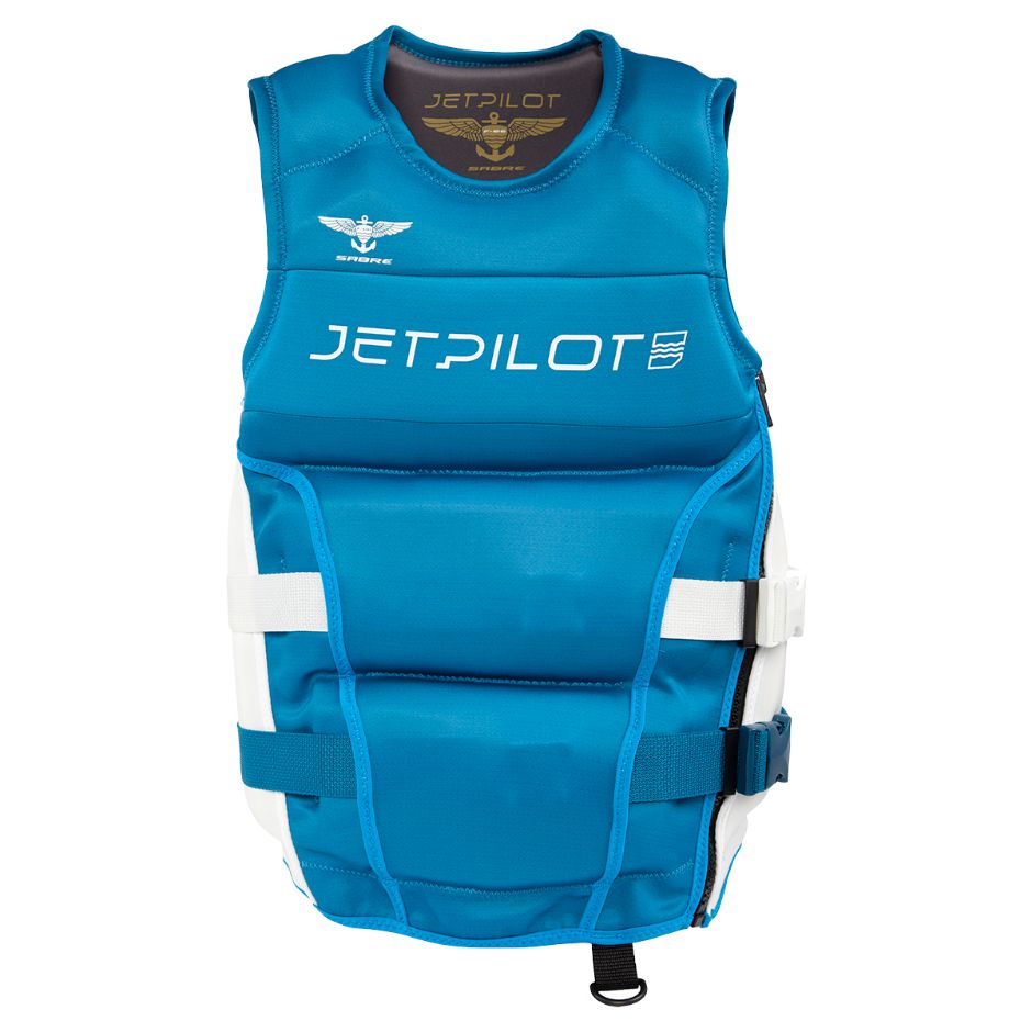 Yamaha Adult JetPilot Ultimate F - Wjp-21221-Aq-Xl - 86 Neoprene Side Entry 2-Buckle Pfd - Extra Large-Blue/White/Black