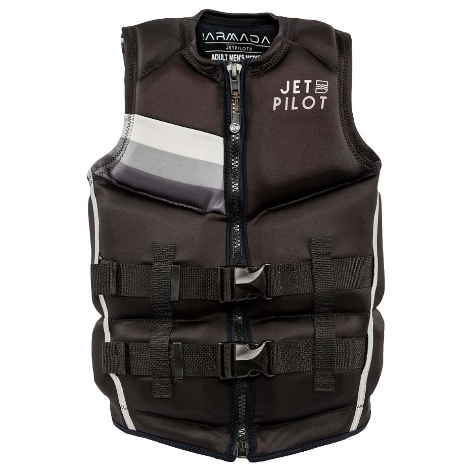 Yamaha Men's JetPilot Armada Neoprene 2 - Wjp-21234-Bk-Xs - Buckle Pfd - Black/Gray/White-Xs