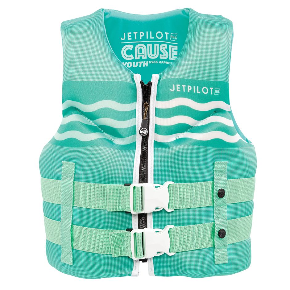Yamaha Youth JetPilot Cause Neoprene PFD - Wjp-21245-Gn-Yt - One Size-Green