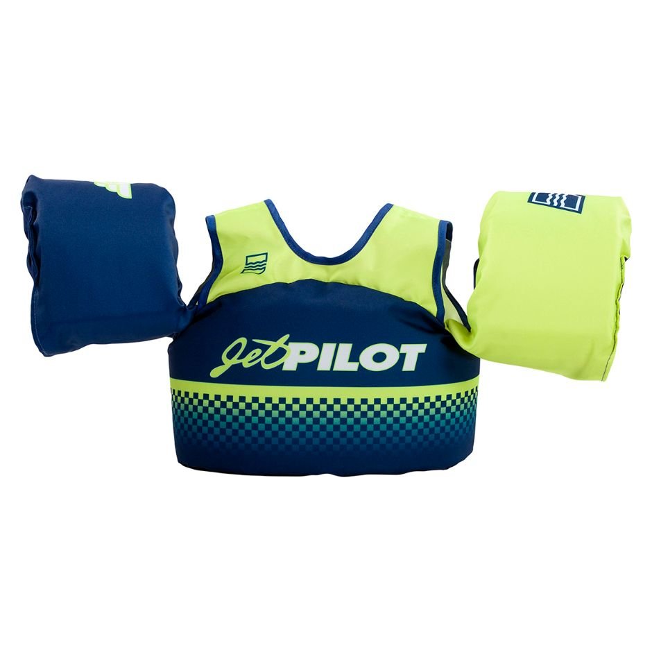Yamaha Child JetPilot Lil Wing Man PFD - Wjp-21250-Yl-In - Neon Yellow/Navy-One Size