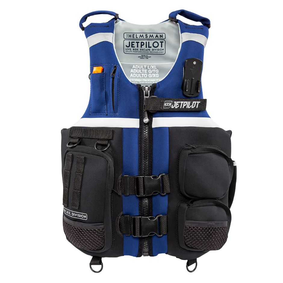 Yamaha JetPilot HelmSMan Neoprene 2 - Wjp-22101-Nv-3L - Buckle Pfd - 2X - 3X-Black/Blue/White