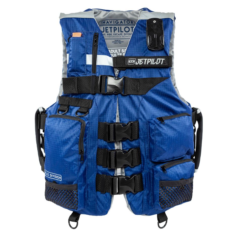 Yamaha Adult JetPilot Navigator Nylon 4 - Wjp-22102-Nv-3L - Buckle Pfd - 2X - 3X-Blue/Black